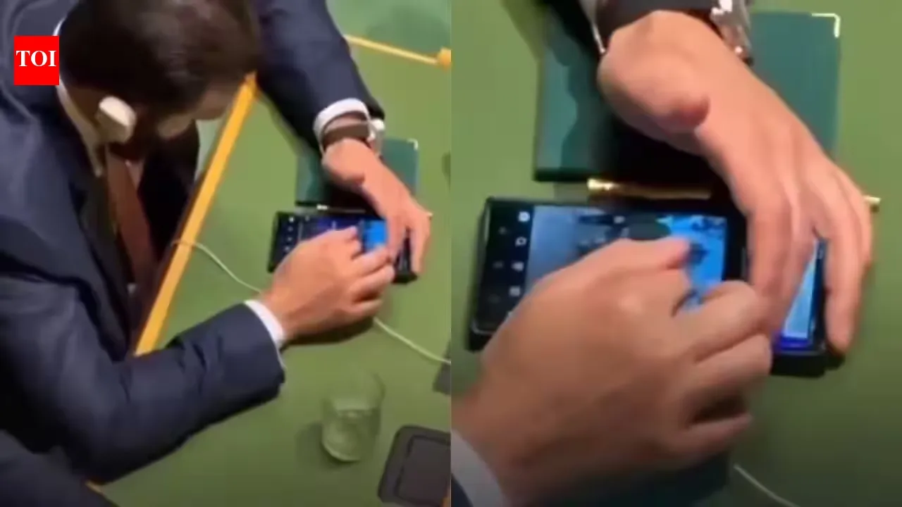 Erdoğan Konuşurken Telefonuna Sarıldı: BM'deki O Anlar Olay Oldu